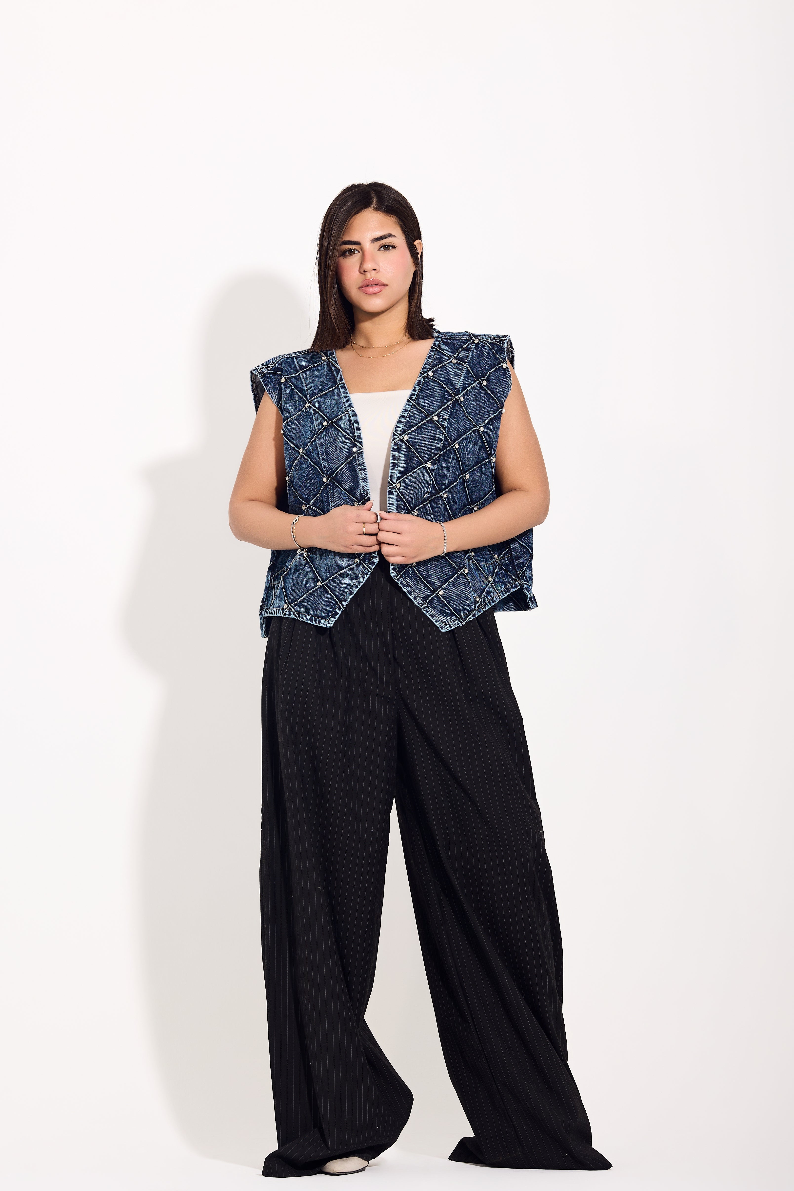 Diamond Grid Vest