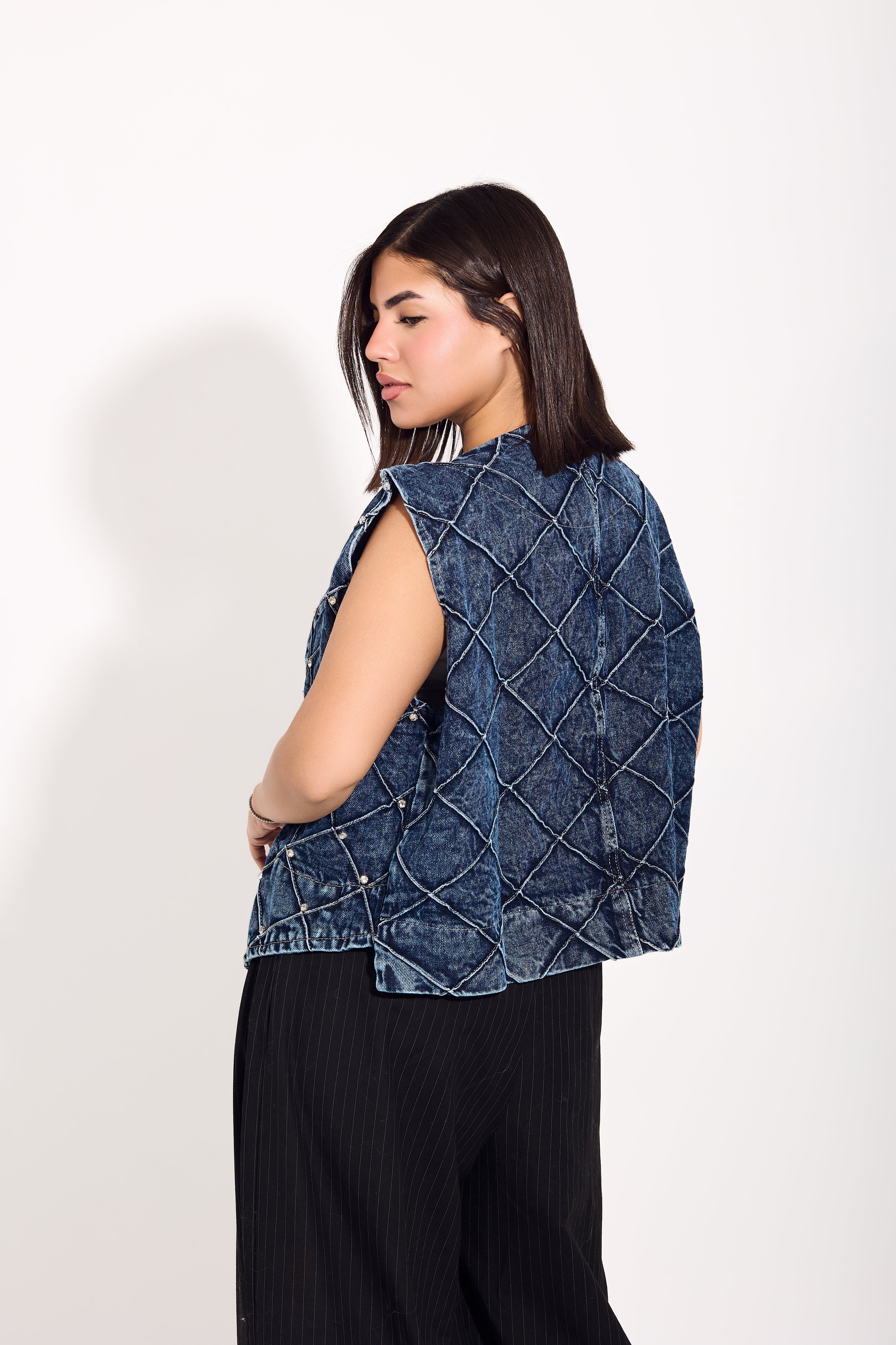Diamond Grid Vest