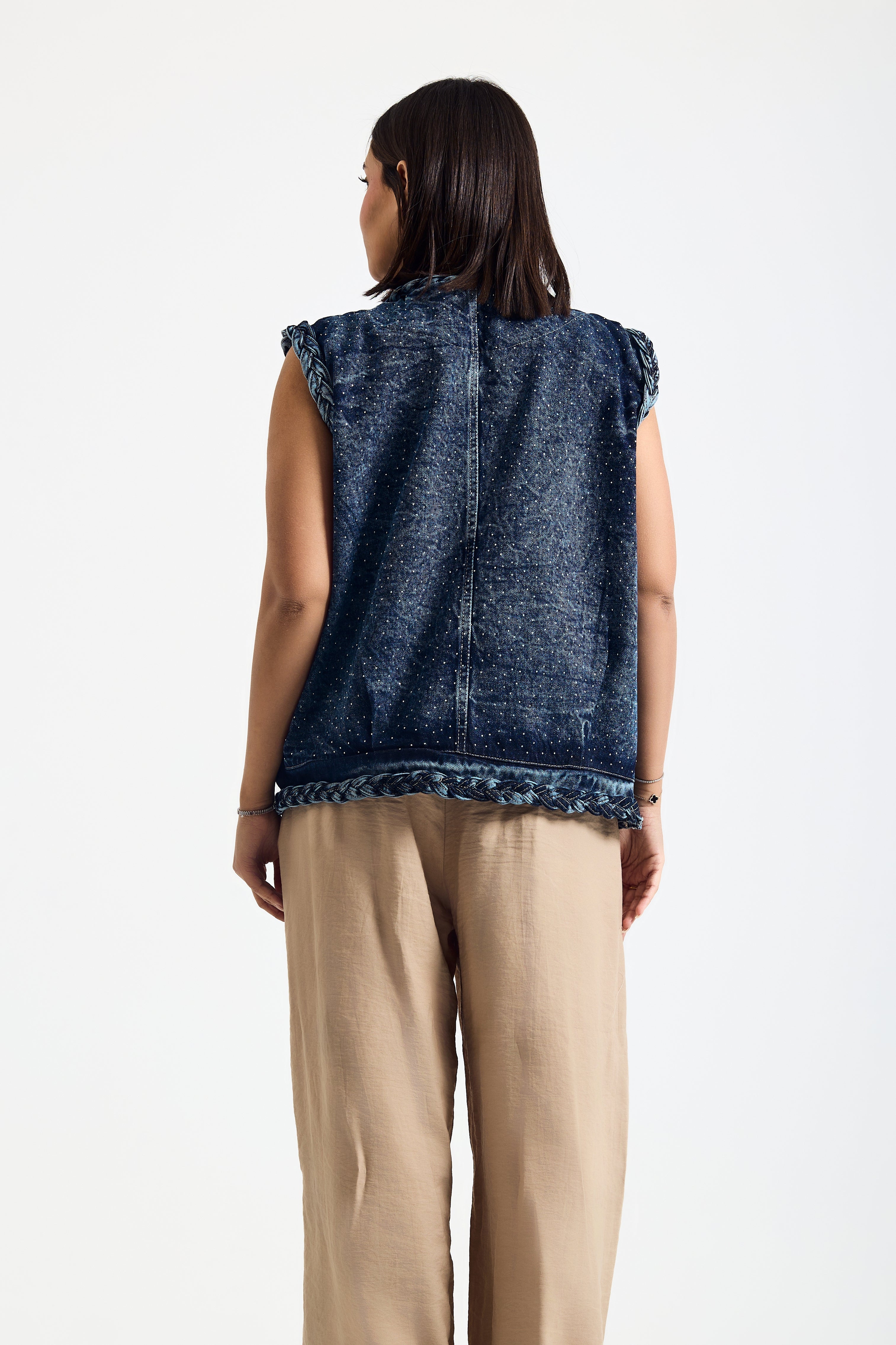 Frame Crystal Vest
