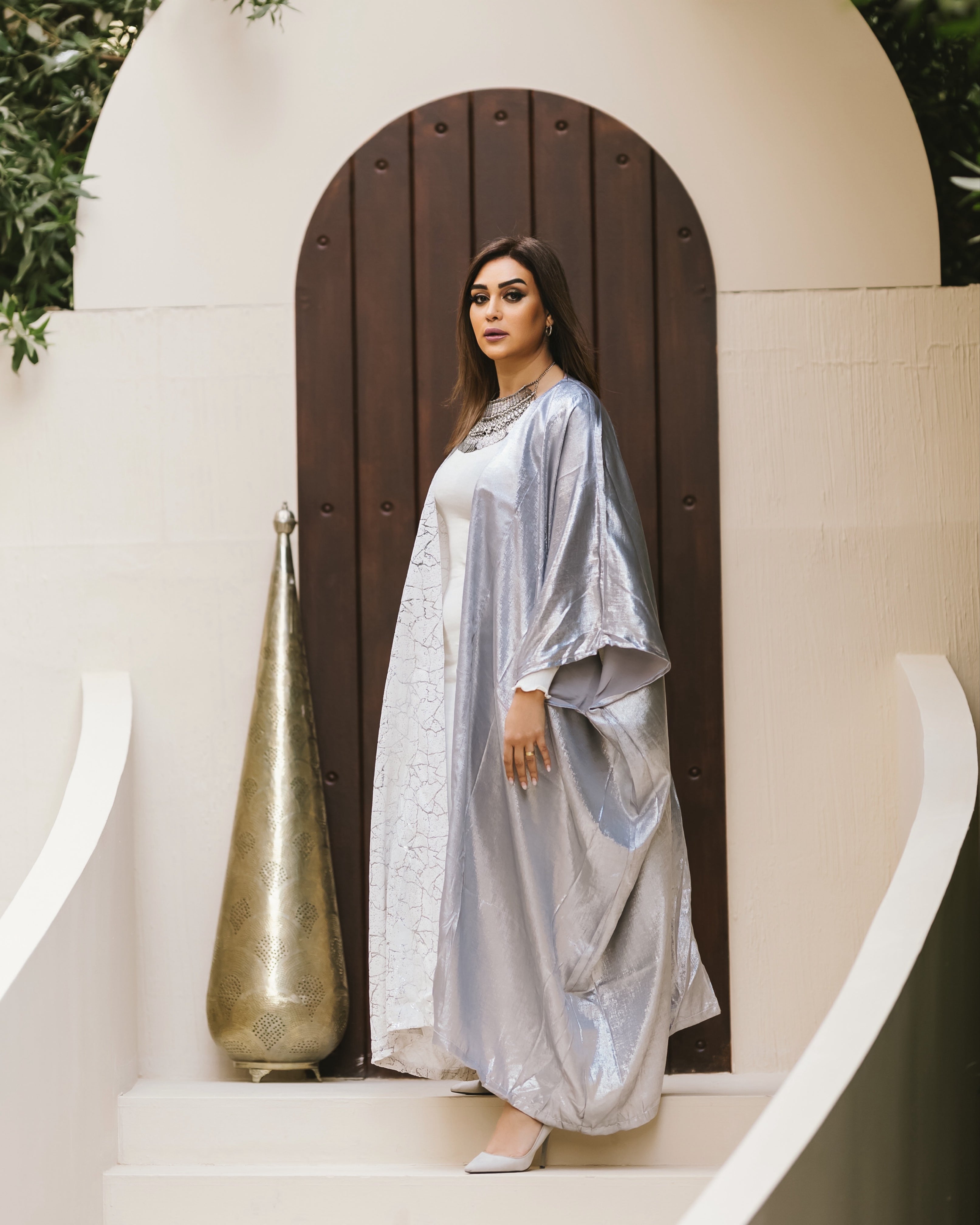SILK SHEER KAFTAN