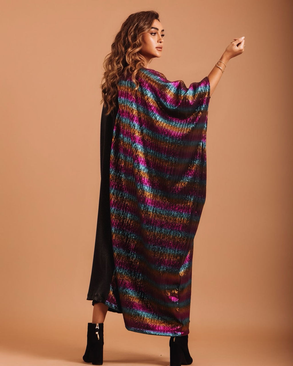 Colorful half kaftan