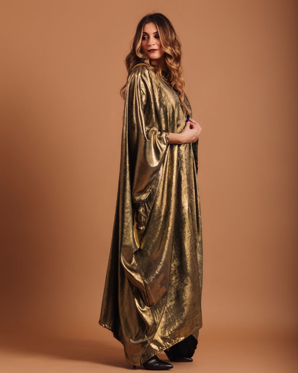 Silk sheer kaftan