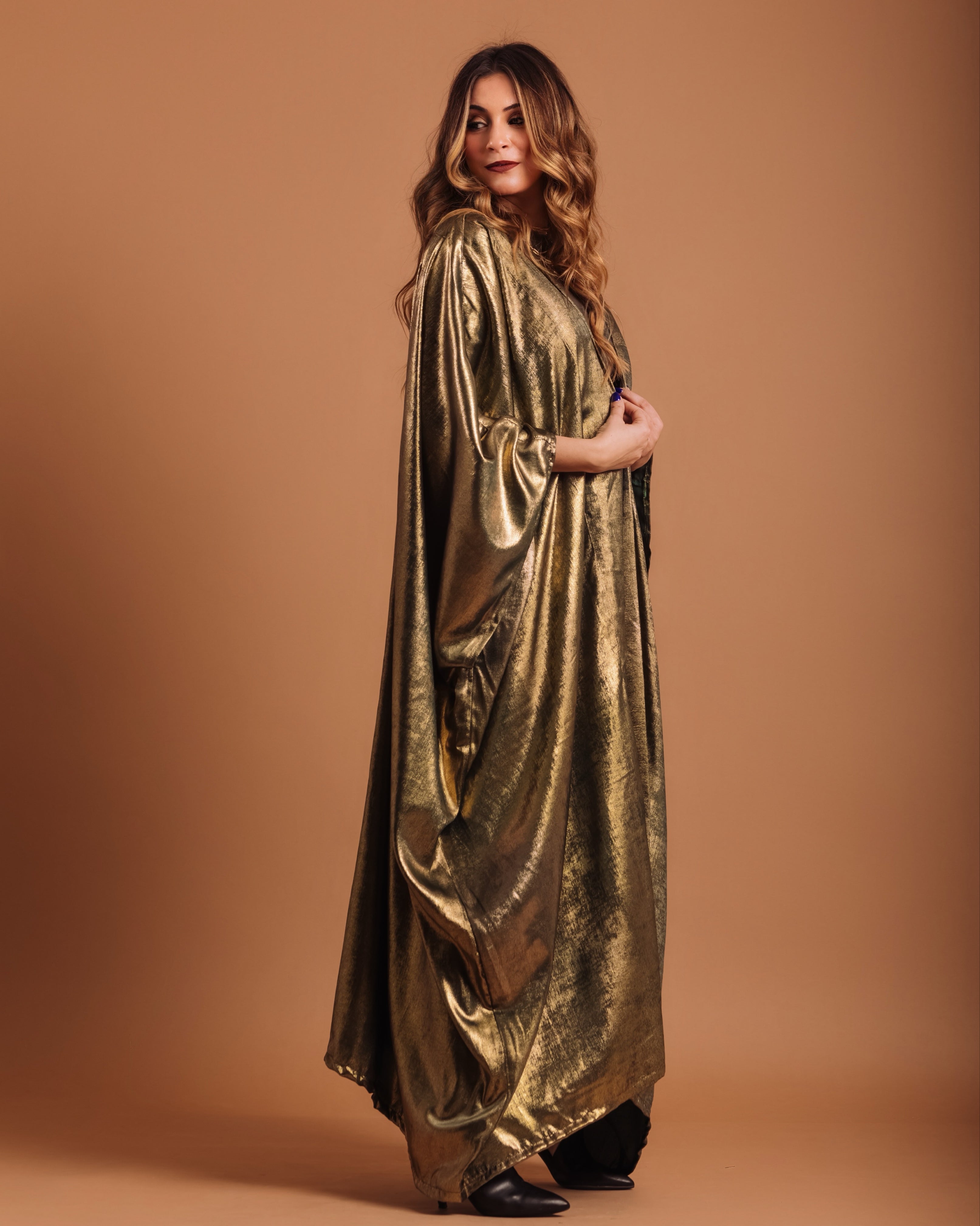 Silk sheer kaftan