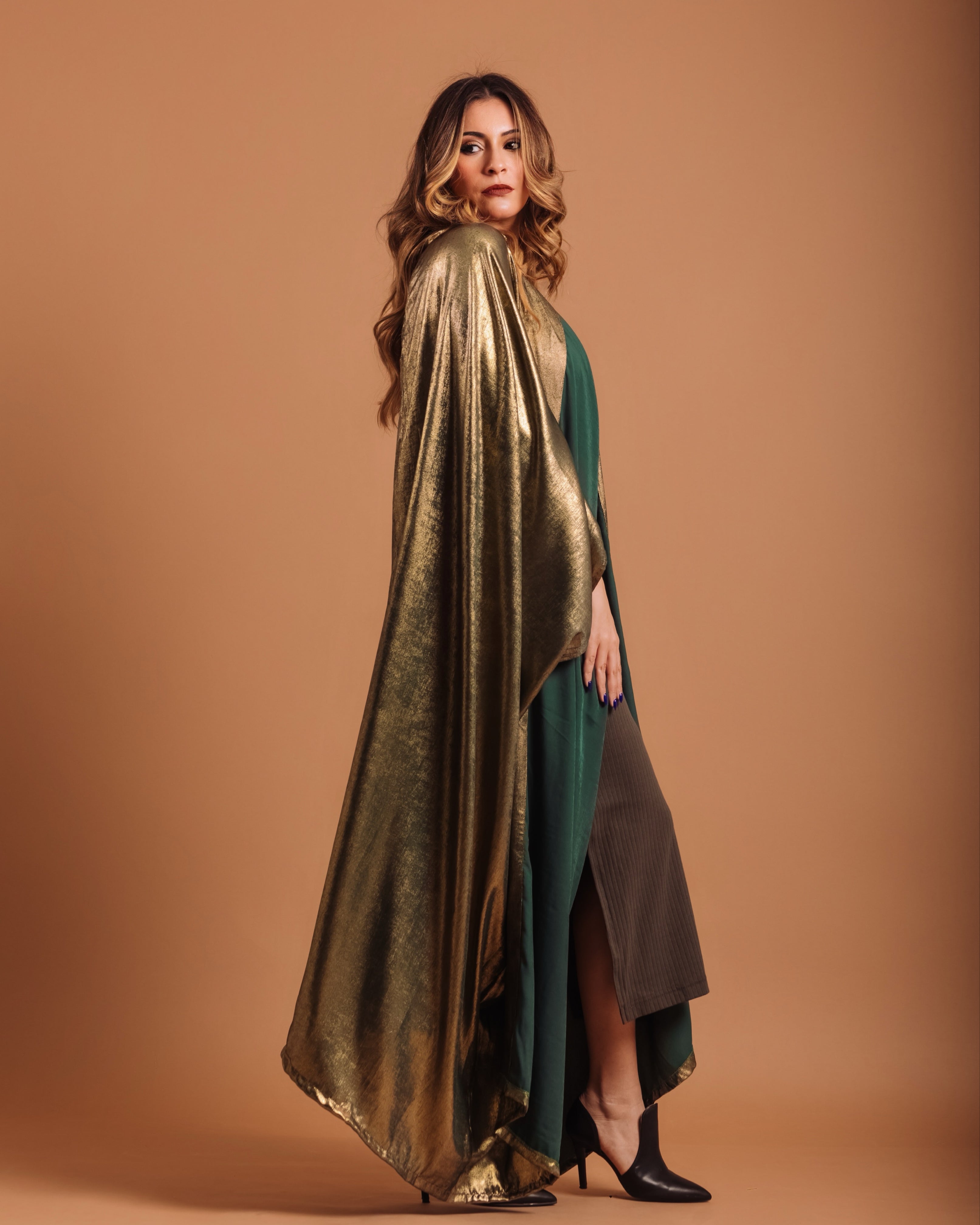 Silk sheer kaftan
