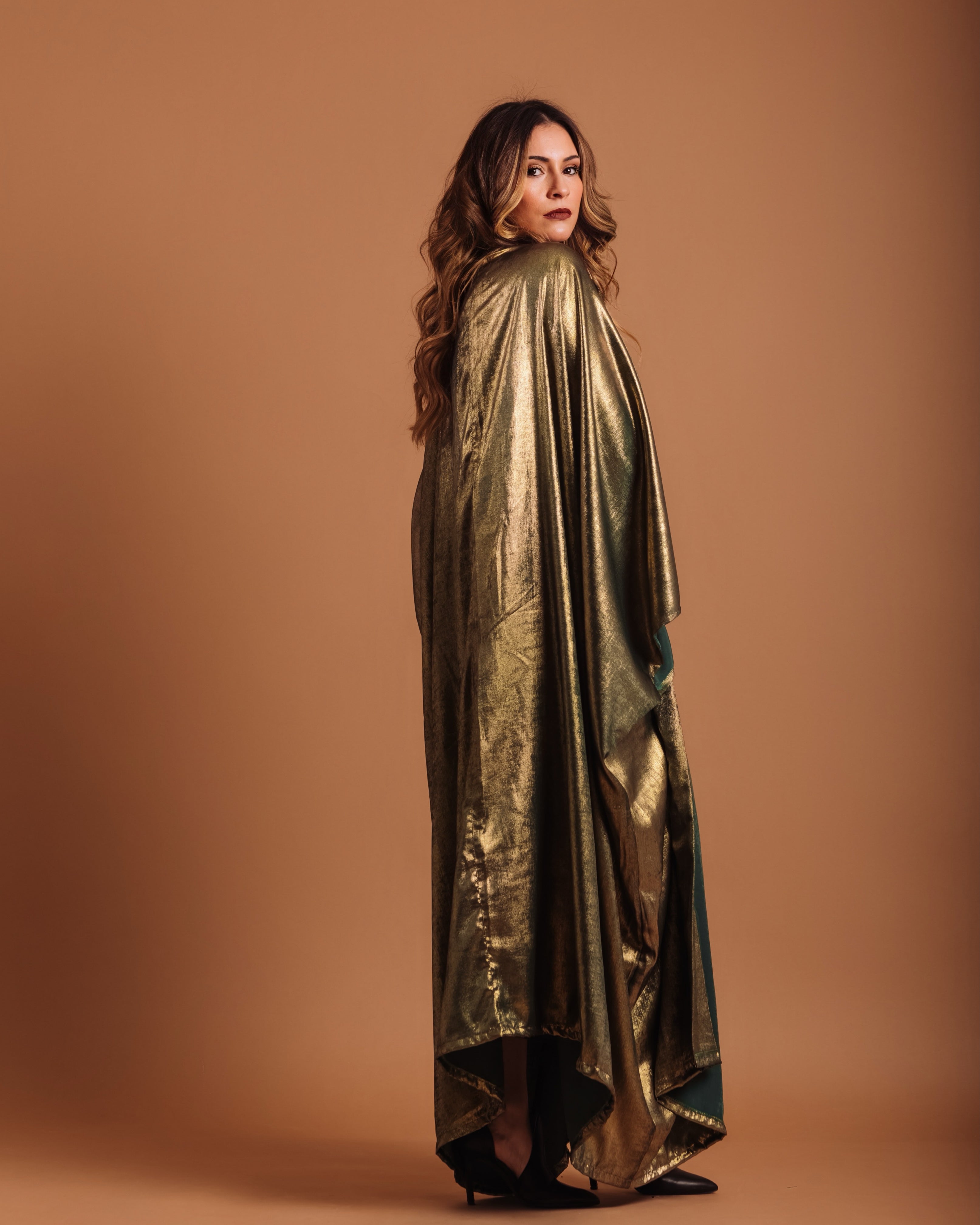 Silk sheer kaftan
