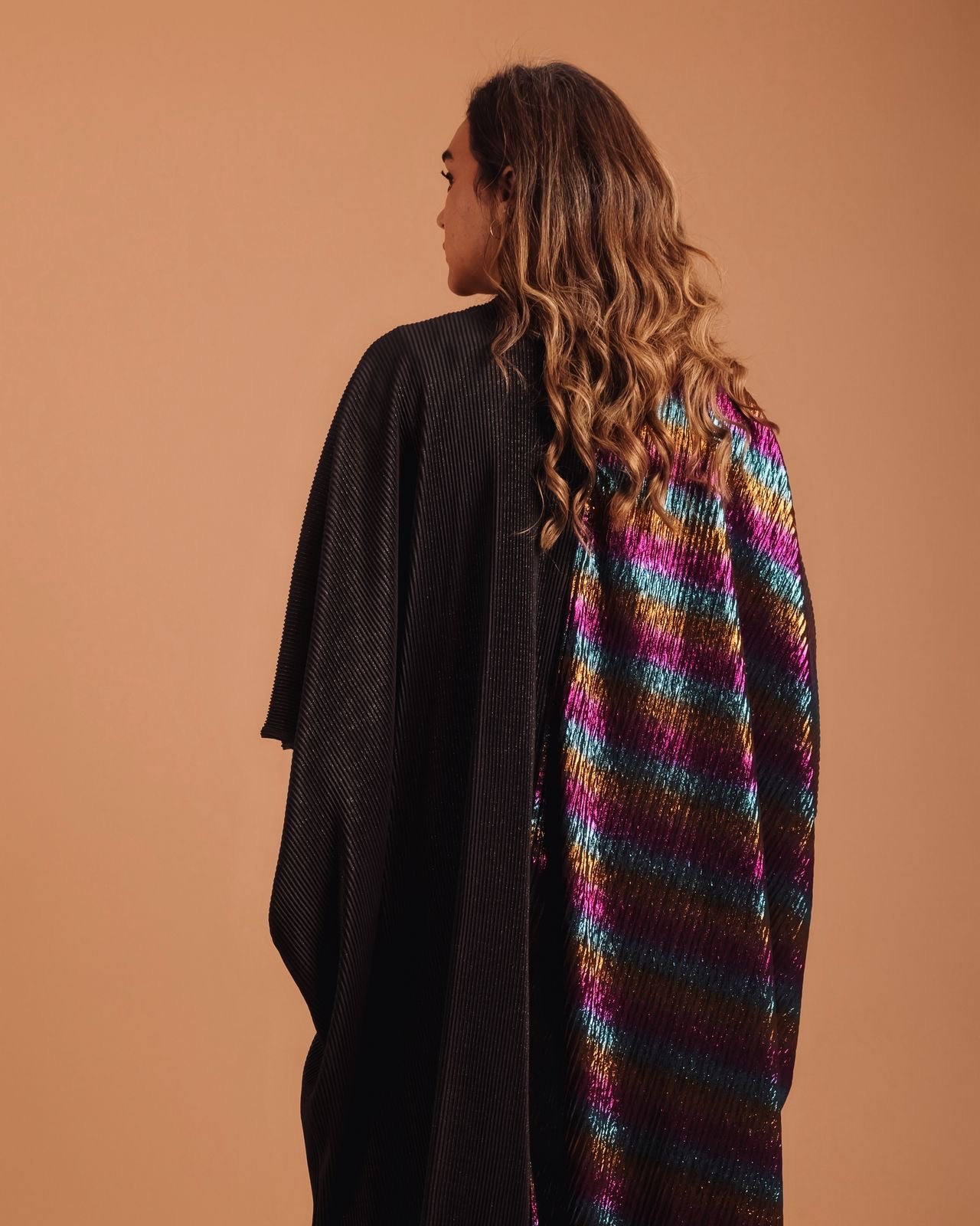 Colorful half kaftan