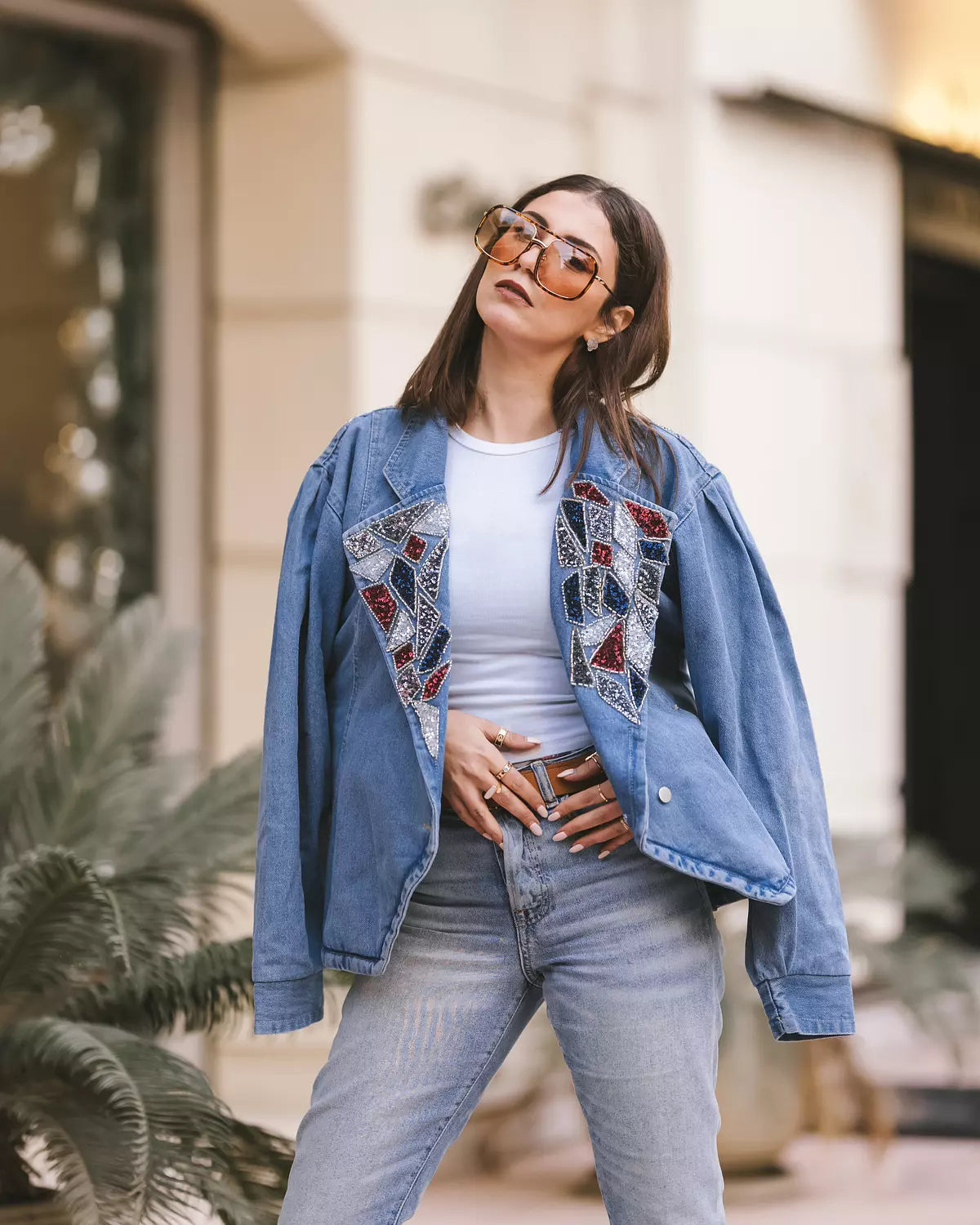 Statment cropped blazer