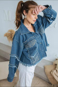 Crop denim